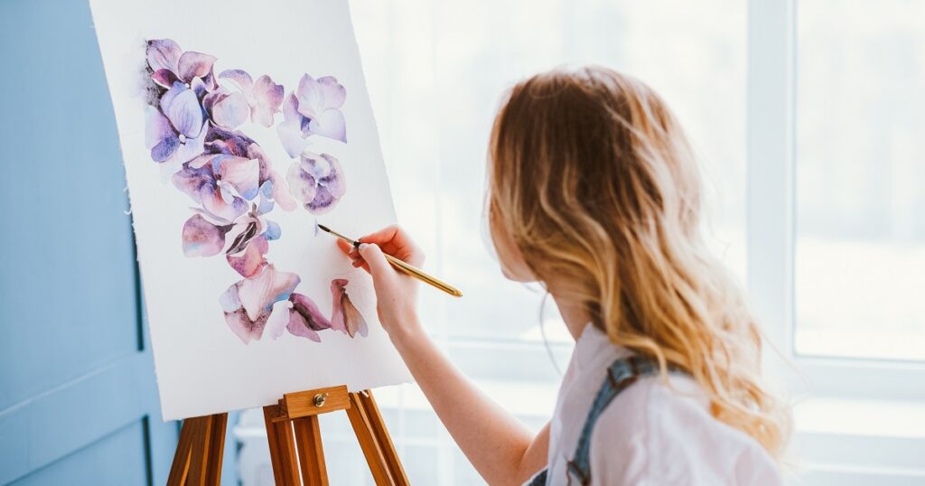 アーティスト向きなおっとりした女性