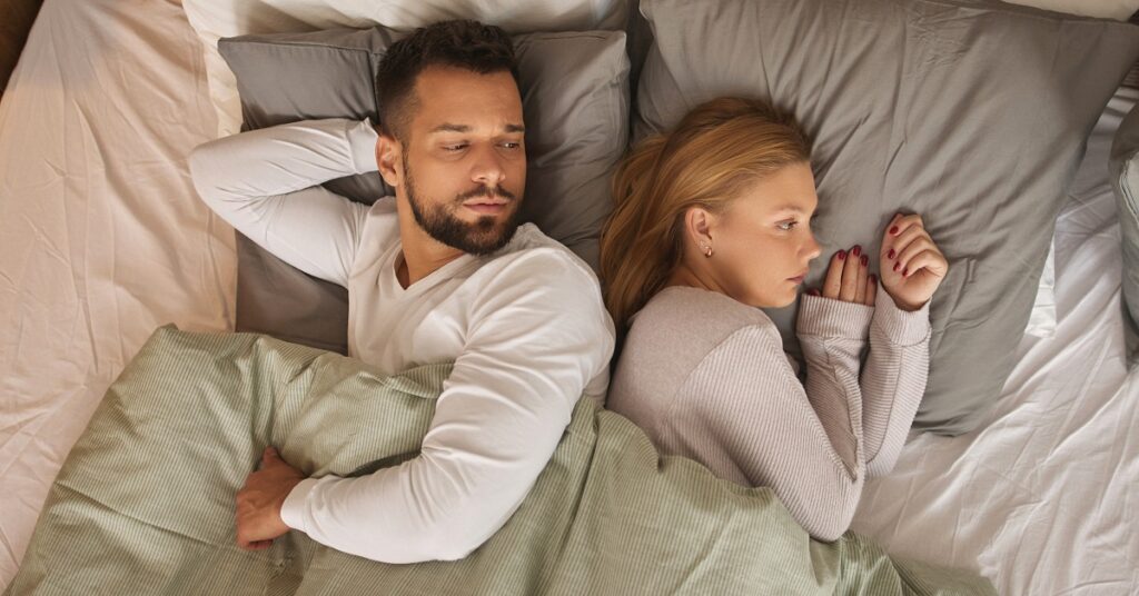 男友達が我慢している