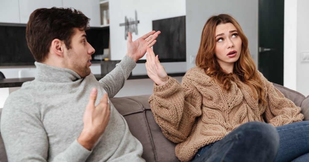 同棲中の彼氏と喧嘩する